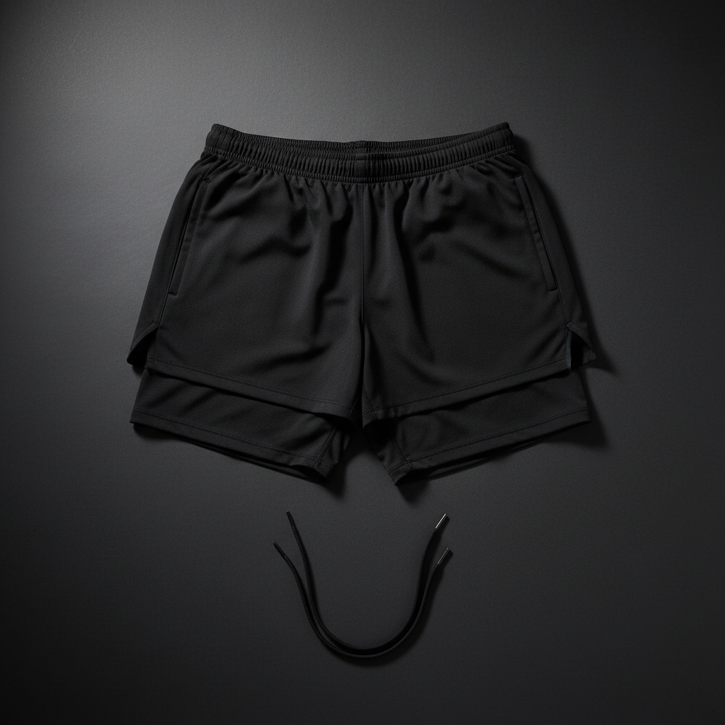CoreForm 2-in-1 Training Shorts - Flat Lay