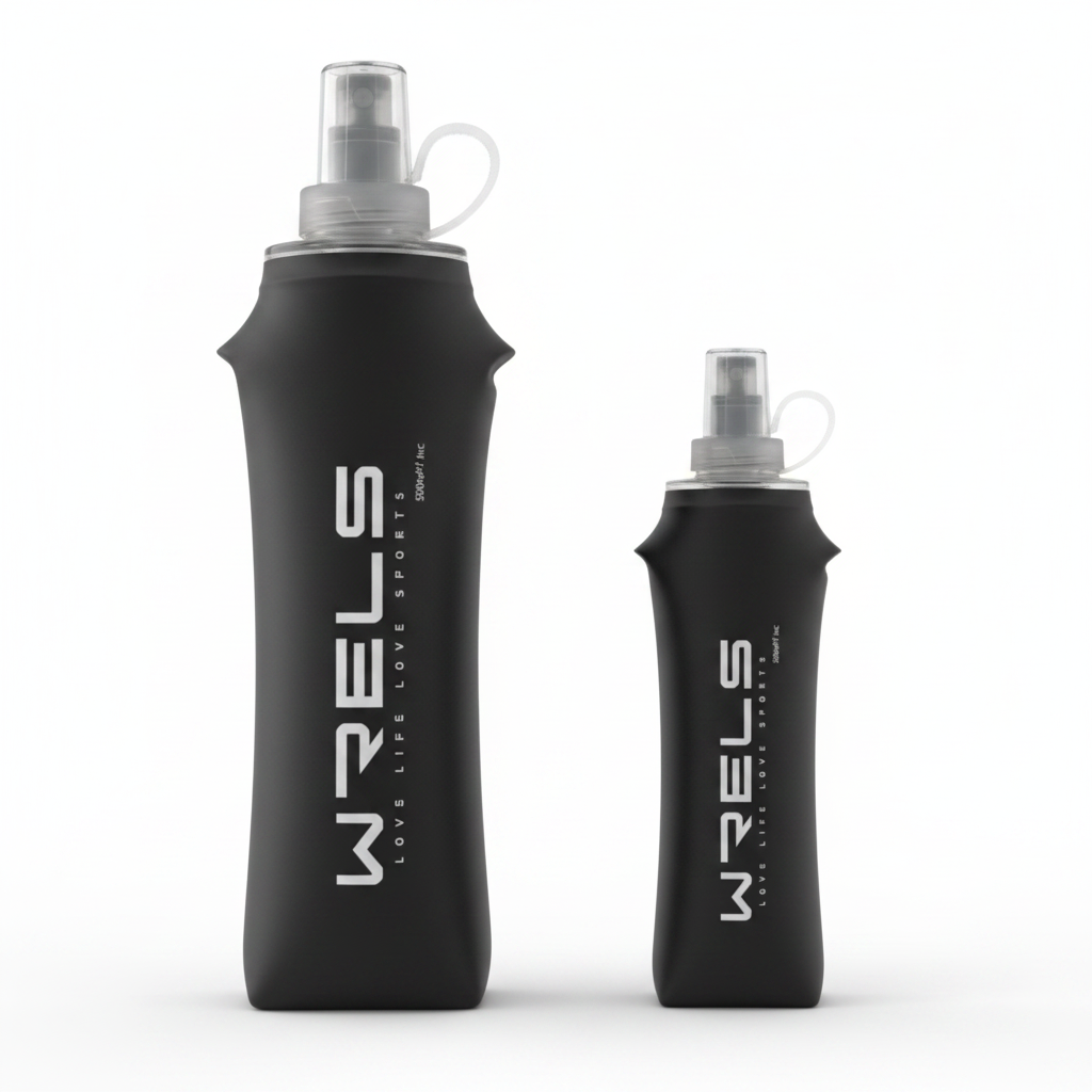 CoreForm Soft Water Bottle - 250ml vs 500ml size comparison