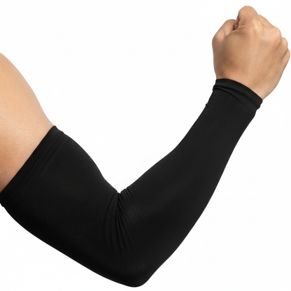CoreForm Compression Arm Sleeves - Black Detail